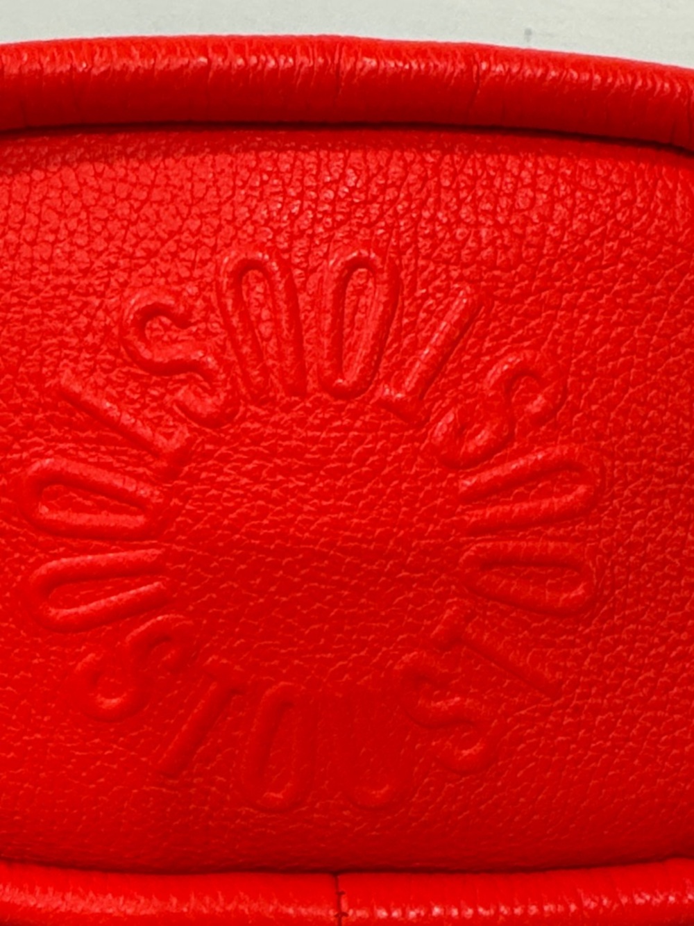 Tous Miranda Reporter Red Leather Crossbody Bag with Wide Logo Strap - Picture 5 of 17